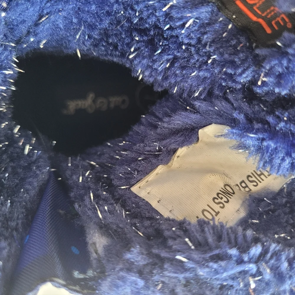 Cat & Jack Girls Blue Thermolite Snow Boots Size 7